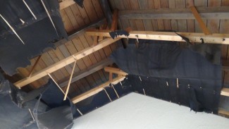 freigelegter Dachstuhl