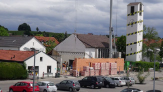 erste Mauer steht