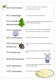 Kindernachmittage 2023-2024