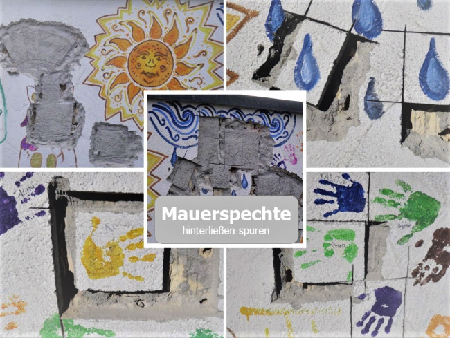 Spuren der Mauerspechte