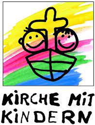 Zeichnung von Kindern mit Kreuz in einem Boot