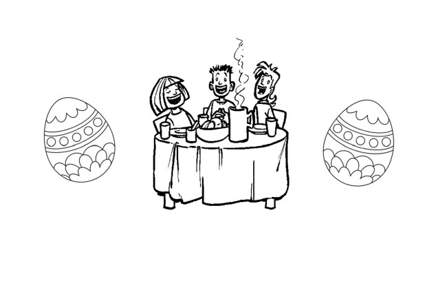 Osterfrühstück